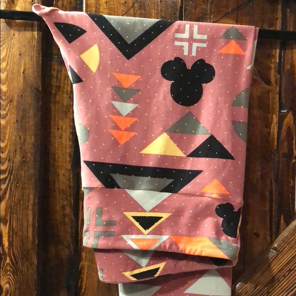 LuLaRoe TC Aztec Disney Leggings - Picture 1 of 3